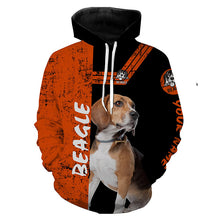 Load image into Gallery viewer, Beagle Hunting Dog Customize Name 3D All over printed Shirts, Gifts for Beagle Dog Lovers FSD3475