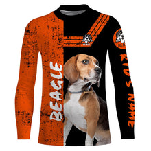 Load image into Gallery viewer, Beagle Hunting Dog Customize Name 3D All over printed Shirts, Gifts for Beagle Dog Lovers FSD3475