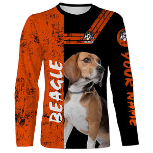 Beagle Hunting Dog Customize Name 3D All over printed Shirts, Gifts for Beagle Dog Lovers FSD3475