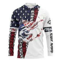 Load image into Gallery viewer, Walleye Fishing 4th of July American flag Shirts Patriotic gifts for Fisherman, Gift for Dad Christmas, Birthday FSD2142