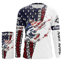 Load image into Gallery viewer, Walleye Fishing 4th of July American flag Shirts Patriotic gifts for Fisherman, Gift for Dad Christmas, Birthday FSD2142