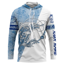 Load image into Gallery viewer, Trout Ice Fishing Winter Fishing Performance Long Sleeve Shirts, Ice Fishing Clothing FSD2916