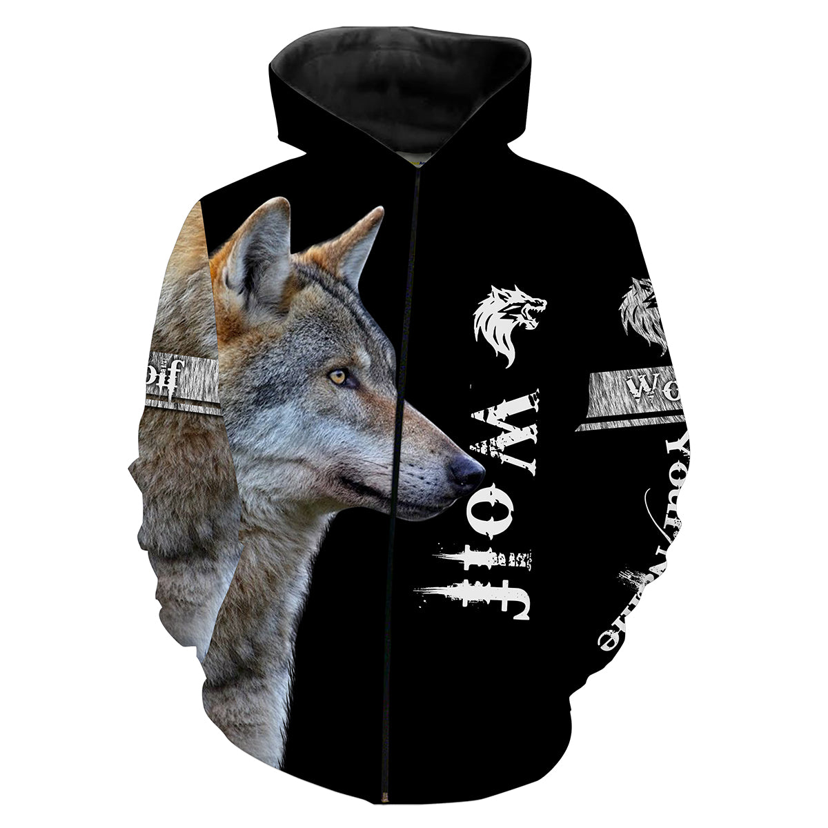 Wolf Hunting Predators Hunter Customized Name 3D Full Printing Shirts Personalized Hunting Gifts Shirt for Adult and Kid FSD2072