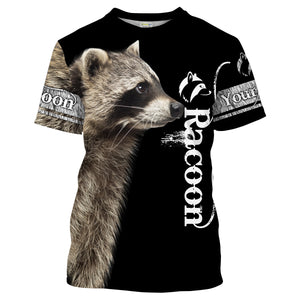 Personalized Racoon Coon 3D All over print T-shirt, Hoodie, Long sleeve for Men, Women and Kid Personalized gifts FSD2089