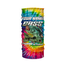 Load image into Gallery viewer, Personalized Bass Fishing Tie Dye 3D All over print Shirt, Personalized Fishing Clothes UPF30+ FSD3105