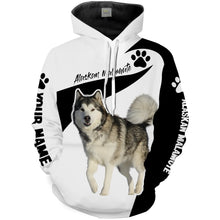 Load image into Gallery viewer, Love Alaskan Malamute Custom Name 3D Full Printing Shirts Personalized Gifts For Alaskan Lovers FSD1900