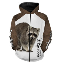 Load image into Gallery viewer, Raccoon Custom Name 3D all over printed Shirts for Men, women and Kid - Personalized gifts FSD3890