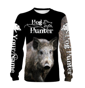 Feral Hog hunting Custom Name 3D All over print T-shirt, Long sleeve, Hoodie, Zip up hoodie -  FSD162