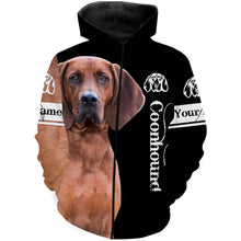 Load image into Gallery viewer, Redbone Coonhound 3D All Over Printed Shirts, Hoodie Coonhound Dog Personalized Gifts for hound Lovers FSD2998