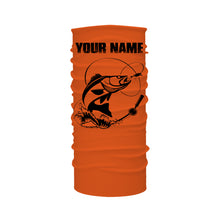 Load image into Gallery viewer, Custom Name Walleye Fishing Camouflage Orange Performance Fishing Shirt, Walleye Fishing Jerseys FSD2475