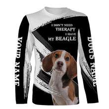 Load image into Gallery viewer, Beagle funny Dog saying shirts Customize Name Full print t shirt, hoodie, Gift for beagle lovers FSD3474