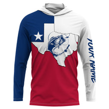 Load image into Gallery viewer, TX Fishing tattoo Texas Flag UV protection quick dry customize name long sleeves shirts UPF 30+ FSD1643