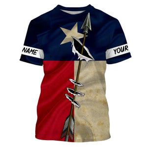 Archery TX Texas flag custom Name All over printed Shirt, Hoodie - Personalized Archers Gifts FSD3093