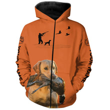 Load image into Gallery viewer, Yellow Lab Pheasant Hunting Clothes, best personalized Upland hunting clothes, hunting gifts FSD3901