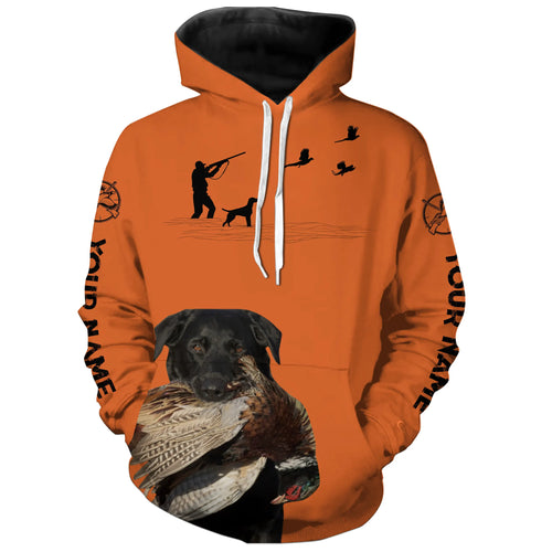 Black Labs Pheasant Hunting Clothes, best personalized Upland hunting clothes, hunting gifts FSD3903