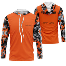 Load image into Gallery viewer, Custom Name and Logo Performance Long Sleeve Fishing shirt Sun/UV Protection, Fishing Jerseys FSD3284