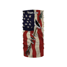 Load image into Gallery viewer, Archery Bow Hunting American flag custom Name 3D All over printed Shirts - Personalized Archers Gifts FSD3539