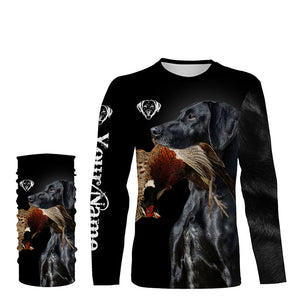 Black GSP Pheasant Hunting Dog 3D All over print Hoodie, T-Shirt, Personalized hunting gifts FSD3666