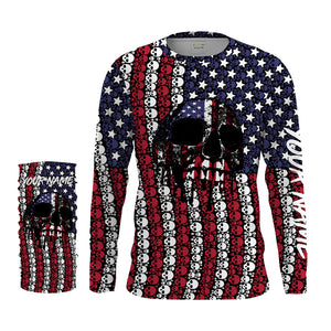 American Flag Skull patriotic 3D All over printed Shirts - Personalized Gifts Skull lovers FSD2167