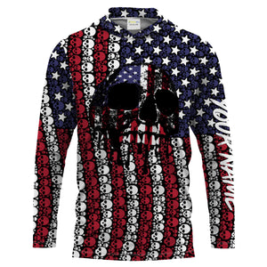 American Flag Skull patriotic 3D All over printed Shirts - Personalized Gifts Skull lovers FSD2167