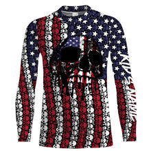Load image into Gallery viewer, American Flag Skull patriotic 3D All over printed Shirts - Personalized Gifts Skull lovers FSD2167
