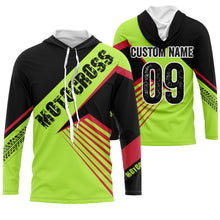 Load image into Gallery viewer, Personalized Motocross Jersey UPF30+ Dirt Bike Bikers Off-Road Adult&amp;Kid Riders MX Racing Shirt| NMS764