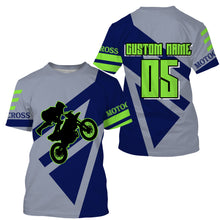 Load image into Gallery viewer, Custom Motocross Jersey UPF30+ Dirt Bike Racing Shirt Adult&amp;Kid Off-Road MX Motorcycle Shirt| NMS776