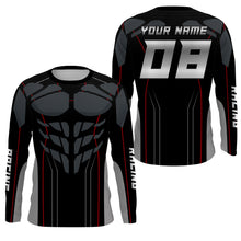 Load image into Gallery viewer, Cool Muscle Racing Jersey kid adult personalized UPF30+ Motocross dirt bike long sleeves biker NMS1100