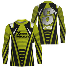 Load image into Gallery viewer, Personalized Xtreme Motocross Jersey UPF30+, Motorcycle Dirt Bike Racing Off-Road Riders Racewear| NMS428