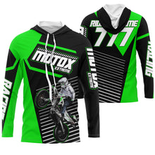 Load image into Gallery viewer, Custom Motocross Jersey UPF30+ Dirt Bike Racing Adult&amp;Kid Riders MX Off-Road Motorcycle Shirt| NMS778