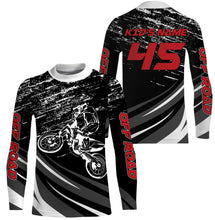 Load image into Gallery viewer, Personalized Off Road Jersey UV Protect, UPF 30+ Dirt Bike Racing Long Sleeves Motocross Racewear| NMS374