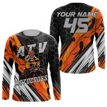 Load image into Gallery viewer, Custom ATV Motocross Jersey Youth Men UPF30+ Quad Bike Shirt Extreme MX Racing Offroad Long Sleeve NMS1428
