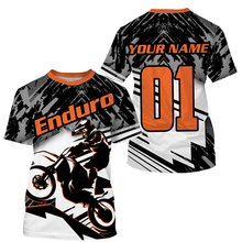 Load image into Gallery viewer, Enduro Jersey UPF30+ Personalized Off-road Motocross Adults &amp; Kid Extreme Dirt Bike Racing| NMS695