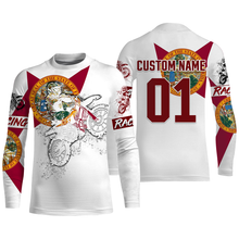 Load image into Gallery viewer, Florida Motocross Jersey Custom Youth Mens Womens FL Dirt Bike Racing Off Road Motorcycle Shirt| NMS829
