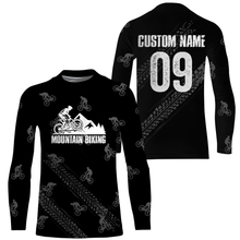 Load image into Gallery viewer, Mountain Biking Jersey Long Sleeve Hoodie, Custom MTB Shirt Cycling Biking Shirt for Cyclist Bike Rider JTS423