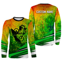 Load image into Gallery viewer, Mountain Biking Personalized Jersey - MTB Jersey Biking Cycling Jersey for Biker, Bike Riders, Cyclist JTS412