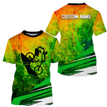 Load image into Gallery viewer, Mountain Biking Personalized Jersey - MTB Jersey Biking Cycling Jersey for Biker, Bike Riders, Cyclist JTS412