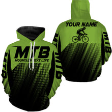 Load image into Gallery viewer, MTB Jersey, Personalized Cycling Shirt for Cyclist, Bike Rider, Cycling Racing, Biking Shirt| JTS441