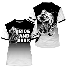 Load image into Gallery viewer, Personalized Mountain Biking Jersey, MTB Jersey All Over Print Long Sleeve Shirt for Cyclist Bike Rider JTS430