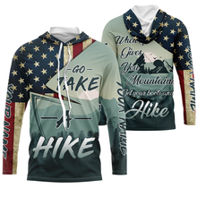 Load image into Gallery viewer, Personalized Name 3D Printed Shirt Take A Hike Patriotic Hiking Shirts for Men, Women, Hikers| SP39