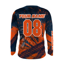 Load image into Gallery viewer, Motocross Dad Jersey Personalized UPF30+ Dirt Bike Dad Shirt Xtreme MX Off-Road Long Sleeves PDT484