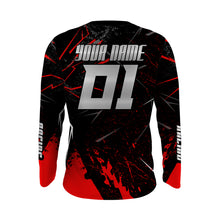 Load image into Gallery viewer, Custom Motocross Dad Jersey UPF30+ Like Father Like Daughter Red Dirt Bike Shirt MX Off-Road PDT485