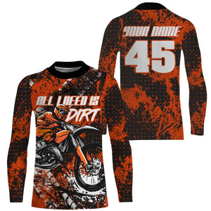 Personalized men women youth MX jersey dirt bike Motocross UV racing biker off-road long sleeves PDT207