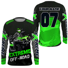Load image into Gallery viewer, ATV Motocross Jersey Men Youth UPF30+ Custom Quad Bike Shirt Boys Extreme Green Off-Road Jersey PDT559