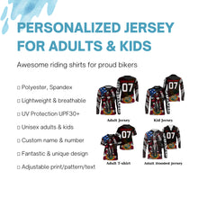 Load image into Gallery viewer, Florida Motocross Jersey Custom Name Number Youth Mens Womens FL Dirt Bike Off Road MotoX Motorcycle| NMS822