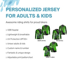 Load image into Gallery viewer, Custom dirt bike jersey kid men women UPF30+ extreme Motocross shirt racing motorcycle PDT393