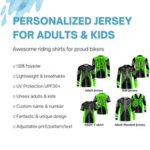 Load image into Gallery viewer, Custom logo motorcycle racing jersey UPF30+ cool bone motocross off-Road dirtbike riders racewear NMS1013