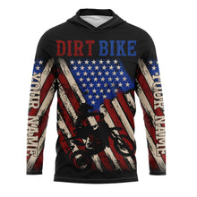 Load image into Gallery viewer, Personalized Dirt Bike Jersey UPF30+ American Motocross Off-Road Adult&amp;Kid Patriotic MX Racing Jersey| NMS761