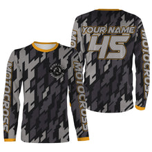 Load image into Gallery viewer, Work Less Ride More Personalized Jersey Motocross Custom Motorcycle Shirt Off-Road Dirt Bike Racing| NMS552