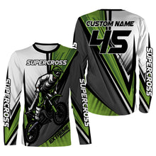 Load image into Gallery viewer, Supercross Riding Jersey Personalized Number &amp; Name Motorcycle Off-Road Riders Dirt Bike Racing| NMS536
